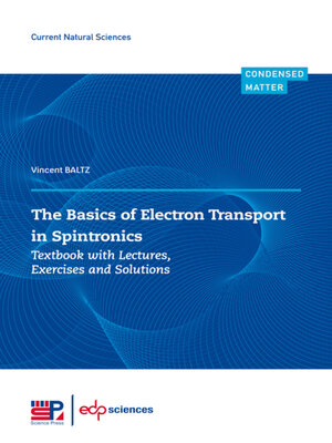 cover image of The basics of electron transport in spintronics
